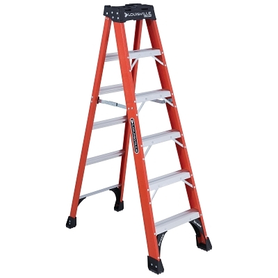 6' BRUTE 375 FIBERGLASSSTEP LADDER